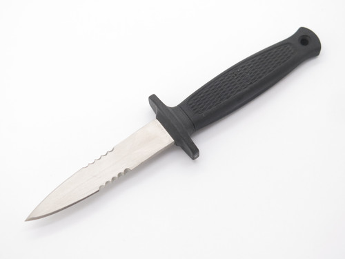 Vintage 1990s Taiwan Mini Dagger Satin Fixed 2.6" Blade Boot Knife