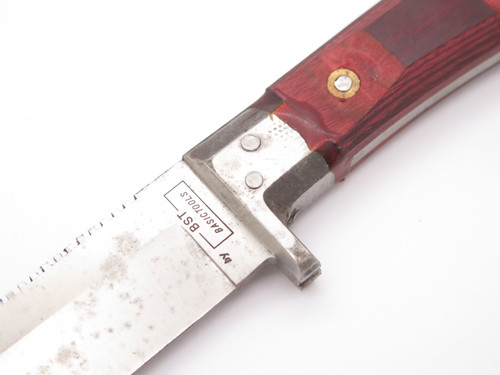 Vintage '80s BST Basic Tool Nakamura Seki Japan Knife Making Hunting Fixed Blade