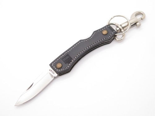 Vtg SOG S35 B Specialty Attache Leather Seki Japan Folding Pocket Knife Ketchain