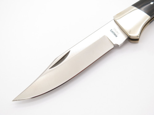 Vtg 80s Ranger's Falcon G. Sakai Seki Japan 4.75" Micarta Folding Lockback Knife