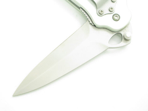 Maserin Antigua Line Italy 4.62" Aluminum Handle Linerlock Folding Pocket Knife