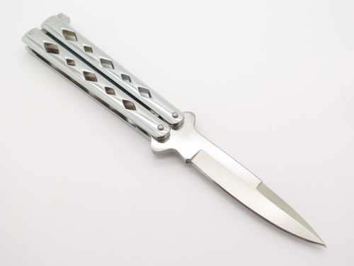 Vintage 1980s Balisong G. Sakai Seki Japan 3.5" Spear Point Japanese Folding Butterfly Knife