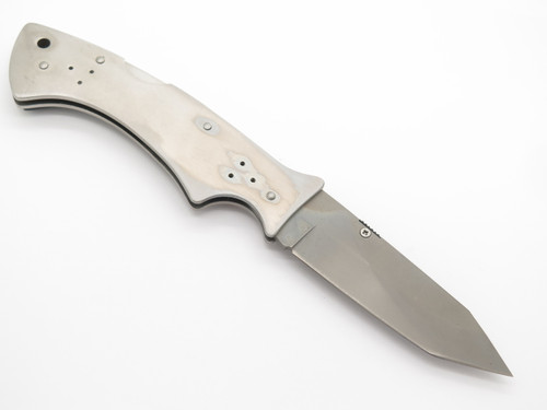 Vtg Explorer 4x4 AUS8 Tanto G Sakai Seki Japan Folding Lockback Pocket Knife