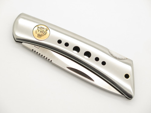 Vintage BST Tiger Nakamura Seki Japan Stainless Lockback Folding Pocket Knife