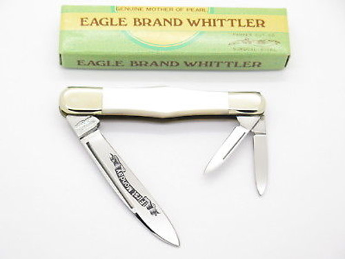 Vintage Parker Seki Japan Whittler Mother Of Pearl MOP Folding Pocket Knife