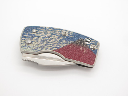 G. Sakai Seki Japan Ukimon Mt. Fuji VG-10 Small Money Clip Folding Pocket Knife