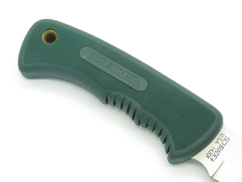 Vintage Schrade Old Timer 1420T Guidemaster Fixed Blade Skinning Hunting Knife