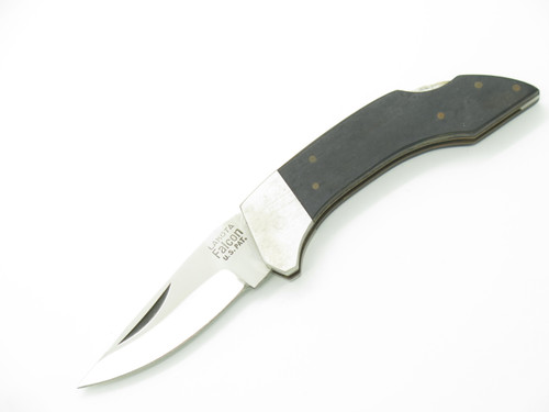 Vintage 1980s Lakota Falcon Seki Japan Wood 3.37" Lockback Folding Pocket Knife