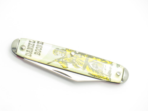 Vintage '90s Daniel Boone Western USA Novelty Knife Co 3.5" Folding Pocket Knife