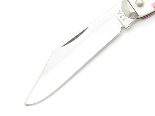 Vintage '90s Buffalo Bill USA Novelty Knife Co 3.5" Western Folding Pocket Knife