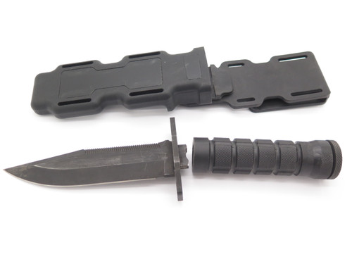 Vtg 1991-92 Buck Phrobis Combat Utility CUK Variation 1 Fixed Knife (Broken)