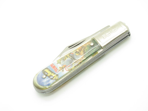 Vintage 1990s USA Novelty Lone Ranger & Tonto 3.62" Barlow Folding Knife