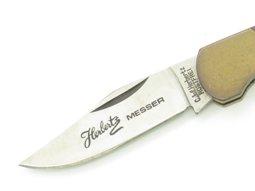 Vintage 70s Herbertz Messer Rostfrei Seki Japan 3" Folding Pocket Knife