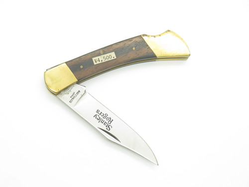 Vintage 1970s Stanley Rogers G Sakai Seki Japan 4" Lockback Folding Pocket Knife