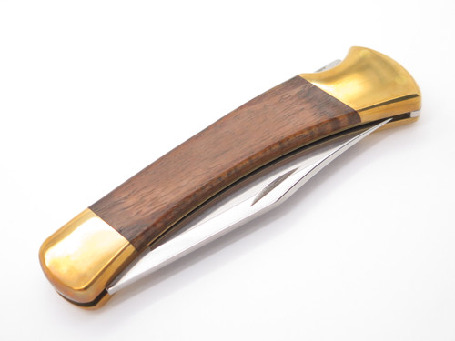 Buck 110 110BO21 Folding Hunter Custom Buildout Koa Wood Lockback Knife