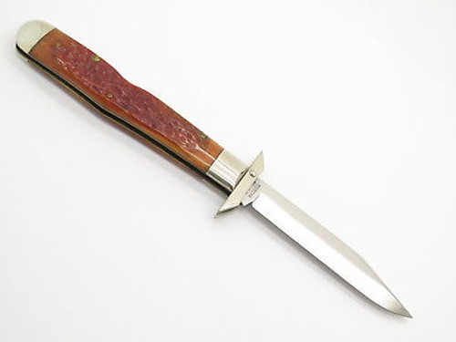 Case Classic XX 61011 1/2 Cheetah Orange Banana Swing Guard Folding Knife