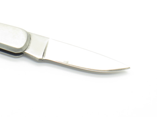 Vtg 1970s AS Seki Japan 2.25" Mini Stainless Steel Lockback Folding Pocket Knife
