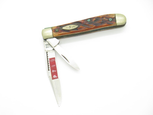 Vintage 1970s P-711 Wayne 107 Seki Japan 2.87" Bone Handle Folding Pocket Knife