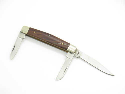 Vintage 1980s Browning 311 Seki Japan 2.75" Wood Handle Folding Pocket Knife