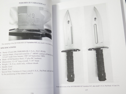 Proto Softcover Buck 188 Knife Phrobis M9 Bayonet History Book by Richard Neyman