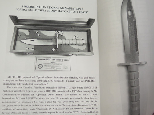 Proto Softcover Buck 188 Knife Phrobis M9 Bayonet History Book by Richard Neyman