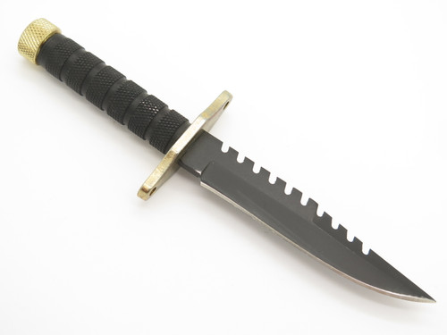 Vtg 1980s Explorer Seki Japan Survival Fixed Bowie Knife Rambo Inspired Mini Set
