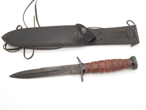 Vtg Seki Japan Parker Fukuta US M3 WWII Marine Fixed Fighting Commando Knife