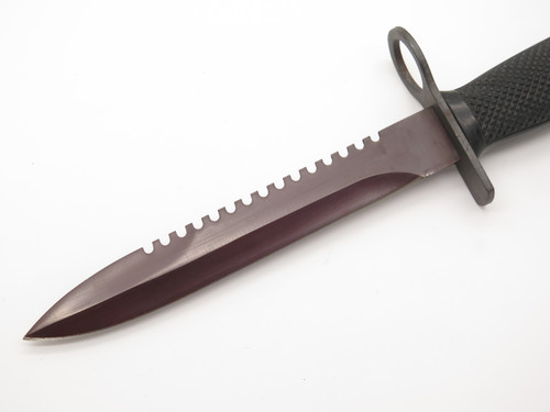 Vintage 1980s Seki Japan WWII Bayonet Style Fixed Blade Commando Knife