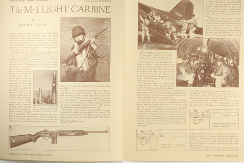 Vintage 1985 M1 Carbine Commemorative Mailer Order Document Pamphlet Booklet