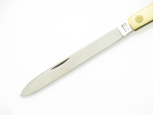 Vintage 1960s Schrade Walden SS102 USA 4.75" Fruit Tester Folding Pocket Knife
