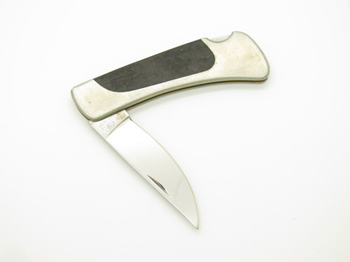 Vintage 80s Ruko P-302 Seki Japan 4.5" Large Wood Lockback Folding Pocket Knife