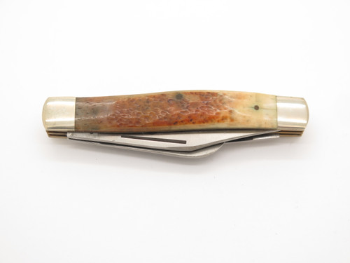 Vintage '80s Marbles American Bison Seki Japan Imai 3.8" Folding Stockman Knife