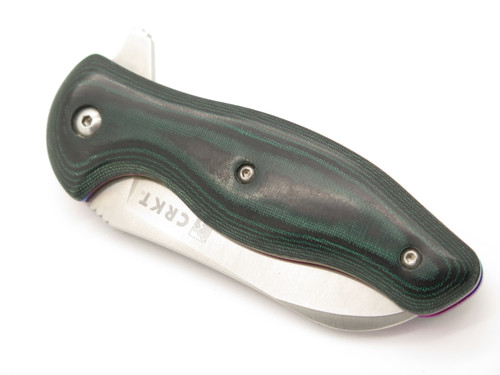 CRKT 1160 McGinnis Tuition Micarta Linerlock Pocket Knife 3.75"
