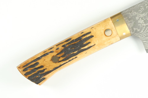 Takeshi Saji Japan Stag Bone Chef 240mm Japanese Damascus Kitchen Cutlery Knife