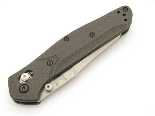 Benchmade Osborne 940-1 Stonewash S90V Blade Carbon Fiber Folding Pocket Knife