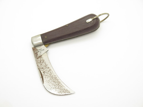 Vtg 1981 Klein Tools Seki Japan 3.87" Hawkbill Folding Pocket Knife