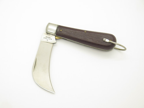 Vtg 1981 Klein Tools Seki Japan 3.87" Hawkbill Linerlock Folding Pocket Knife