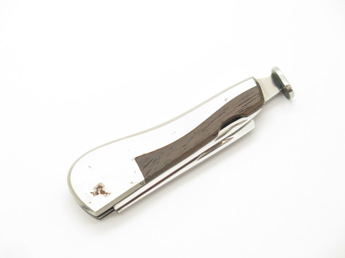 Vtg 1970s FB Seki Japan Stainless 3" Tobacco Pipe Tamper Tool Folding Knife
