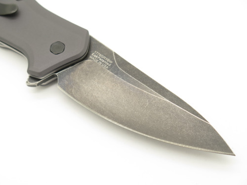 Kershaw 1776GRYBW Link Blackwash Series Gray Aluminum Folding Pocket Knife
