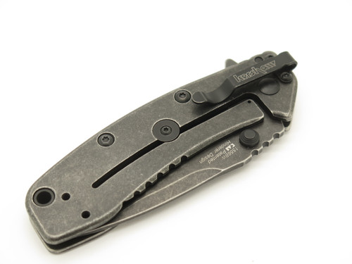 Kershaw 1556BW Cryo II Blackwash 9CR13MoV Assist Folding Framelock Pocket Knife