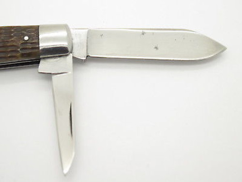 Vtg 1920-1940 Case Tested XX Green Bone Folding Pocket Jack Knife