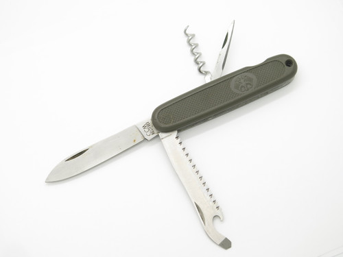 Vtg CCM Rostfrei German Soldier 4.25" Folding Swiss Army Folding Surplus Knife