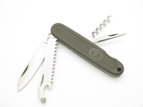 Vtg CCM Rostfrei German Soldier 4.25" Folding Swiss Army Folding Surplus Knife