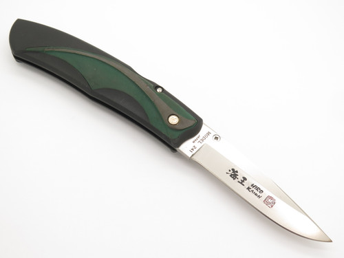 Vtg Browning 240 Sporter Hiro Seki Japan Green Folding Lockback Pocket Knife