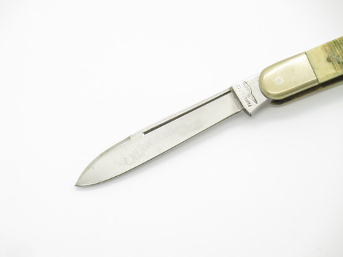 Vintage '80s Parker First Monday Imai Seki Japan Bone 3.62" Folding Pocket Knife