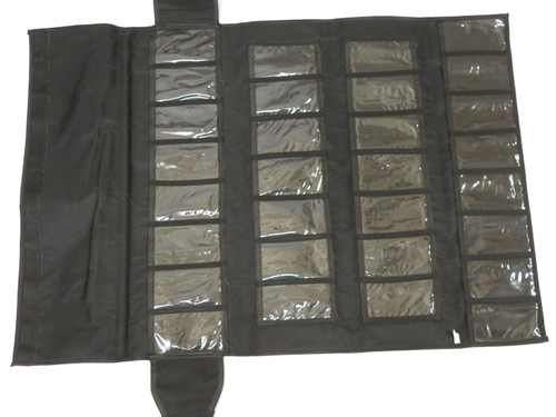 Spyderco Folding Pocket Knife Storage Fabric Briefcase Carry Case Bag Holds 30