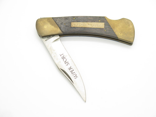 Vintage 1970s P-752/L Super Sport Seki Japan 4.37" Folding Lockback Pocket Knife