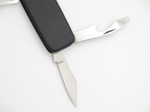Vintage 1960s Rostfrei Seki Japan 2.75" Stainless Black Folding Pocket Knife