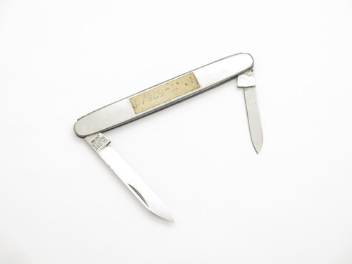 Vtg 60s Globe Master P-678/S Seki Japan 3.12" Stainless Folding Pocket Pen Knife