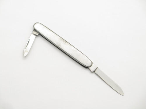 Vintage 1960s Globe Master Seki Japan 2.62" Stainless Folding Pocket Pen Knife